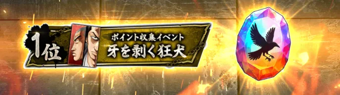 牙を剥く狂犬ポイントランキング