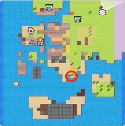 R団したっぱ日記2のマップ画像