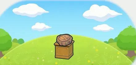 たてのカセキ展示台画像