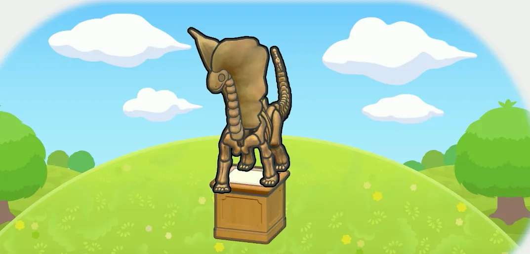 ツンドラのカセキ展示台画像