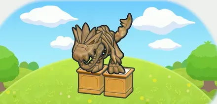 ぼうくんのカセキ展示台画像