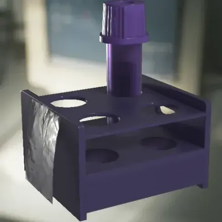 血液検体（変性）画像