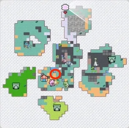 再開タマムシデパートのマップ画像