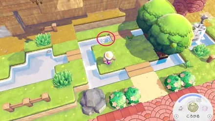 水面のキラキラ