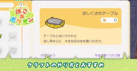 クラフトのやり方