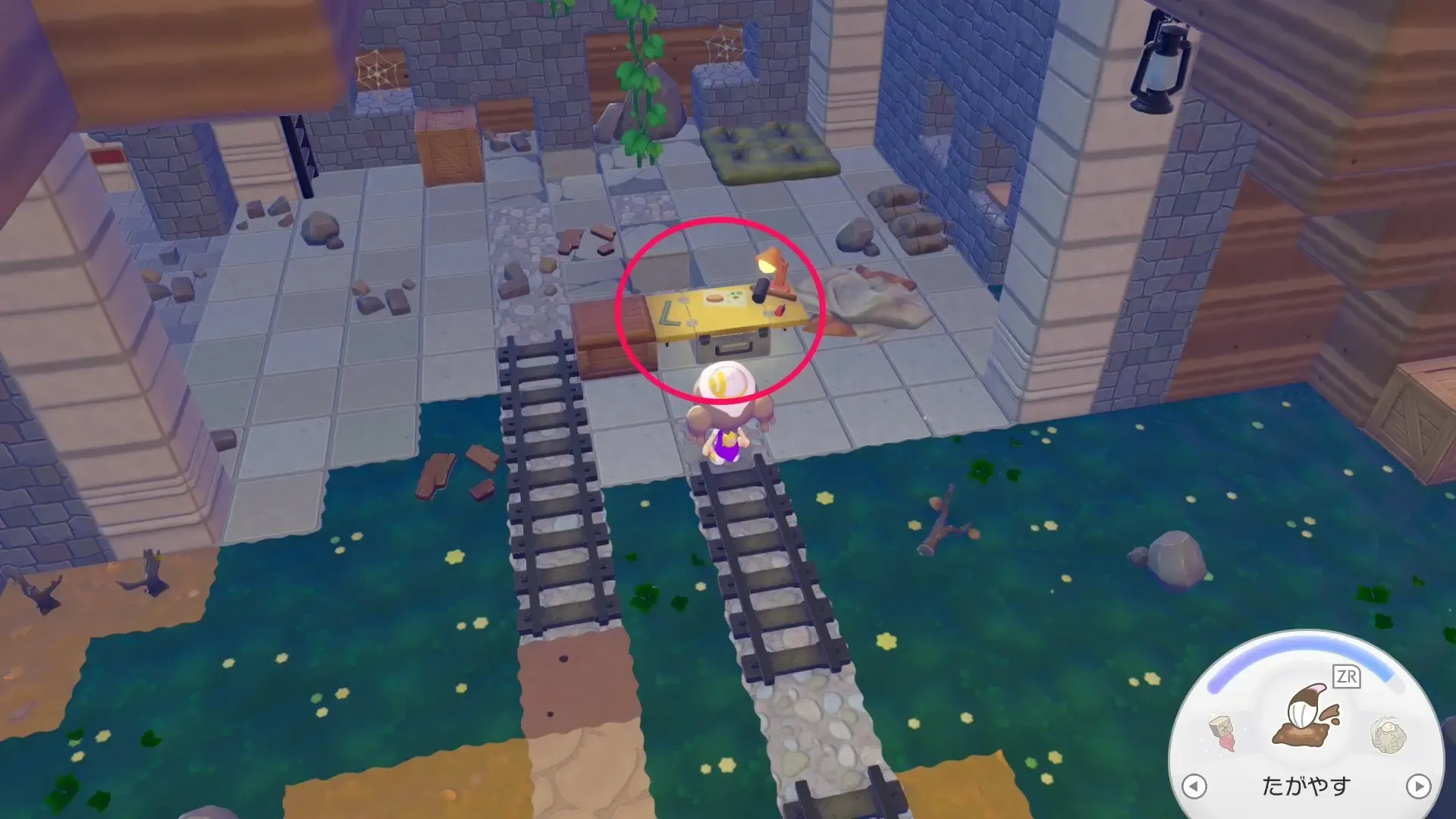 設置されているクラフト台