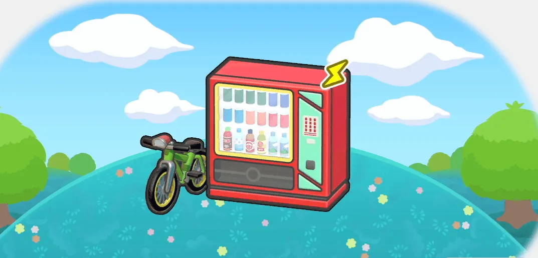 サイクリング中に休けい画像