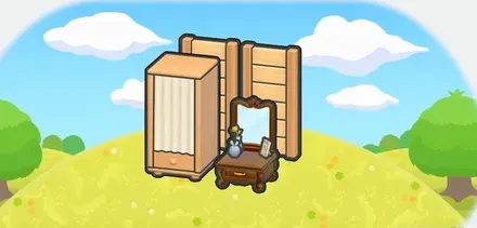 おめかし中は見ないで画像