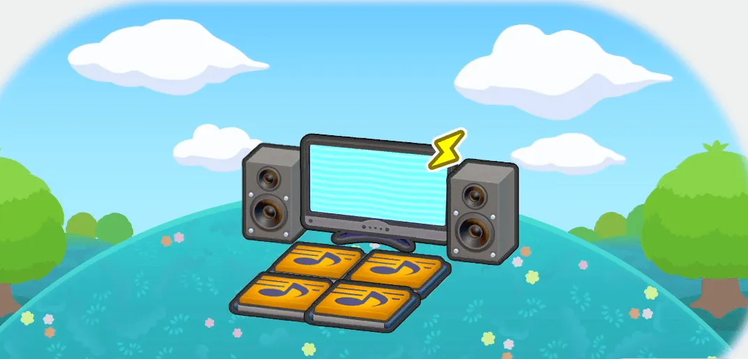 リズミカルなリビング画像