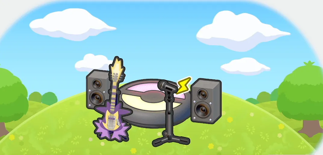 ハイなロックステージ画像