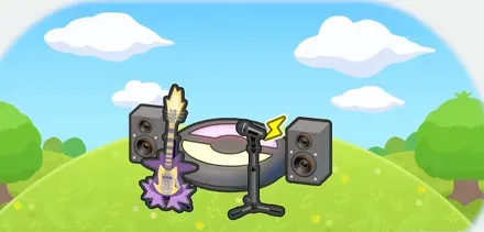 ハイなロックステージ画像