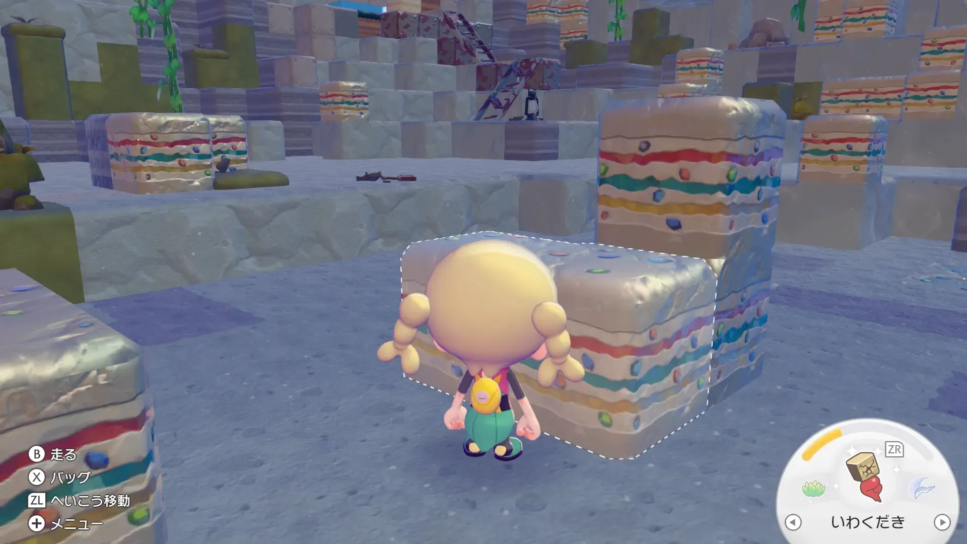 ポケメタルのブロックを壊して入手