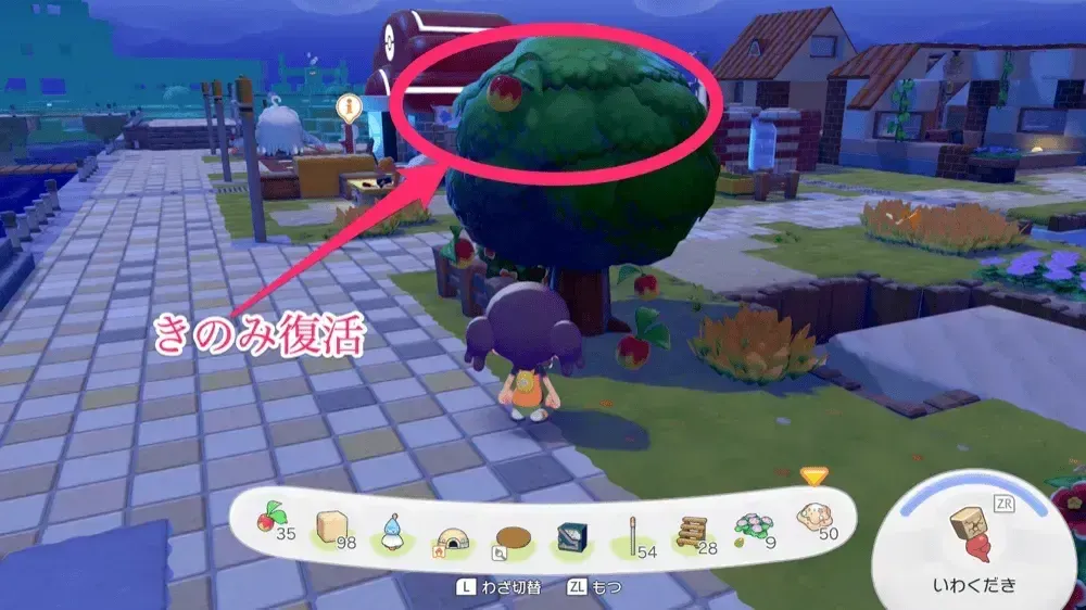 きのみ時間経過後