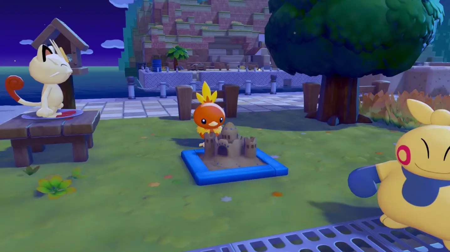 砂あそびに夢中画像