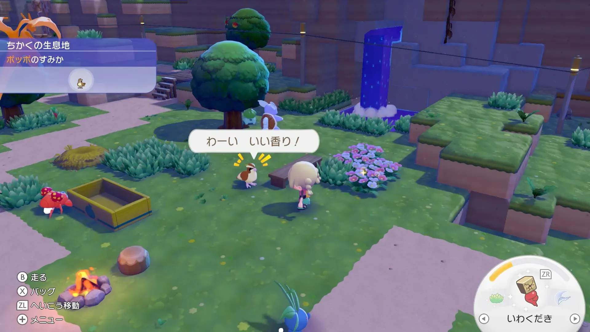 すみかにいないポケモン