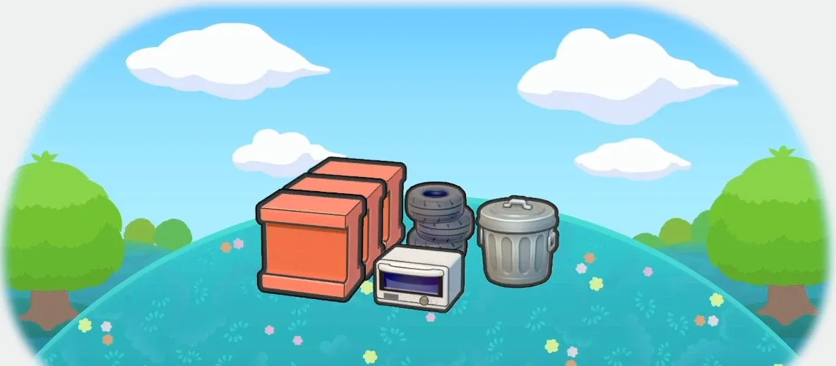 粗大ゴミ置き場画像