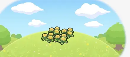 黄色のじゅうたん