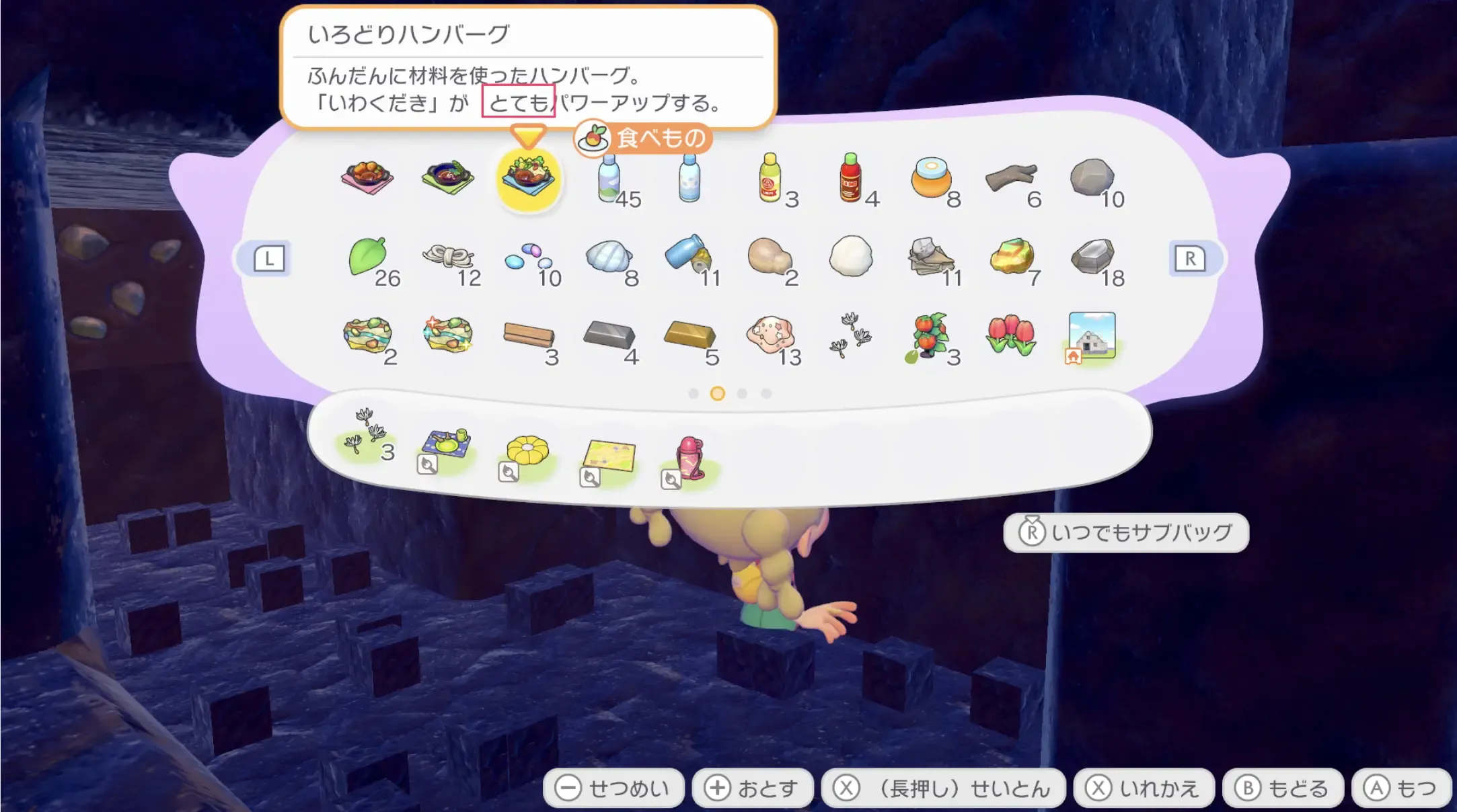 いろどりハンバーグ