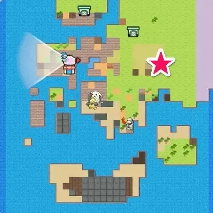 ドンヨリ海辺水車2マップ