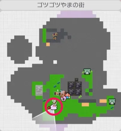 ゴツゴツやまの街