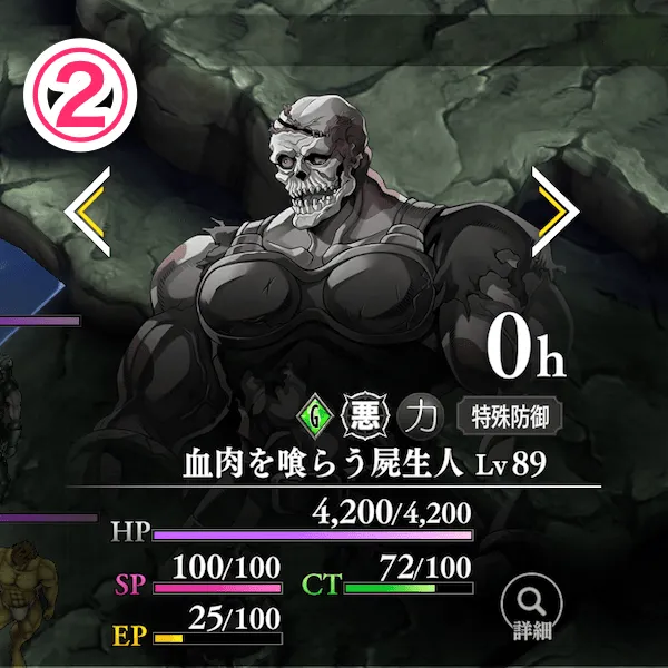 血肉を喰らう屍生人