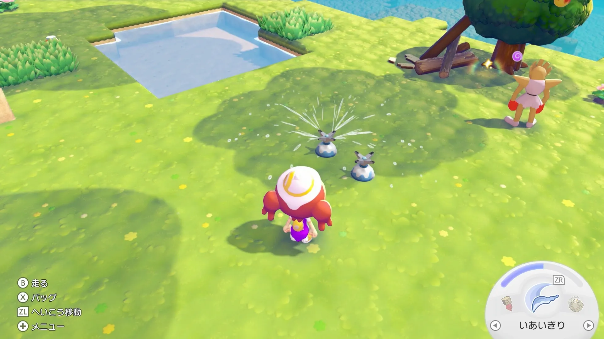 水辺の近くに設置