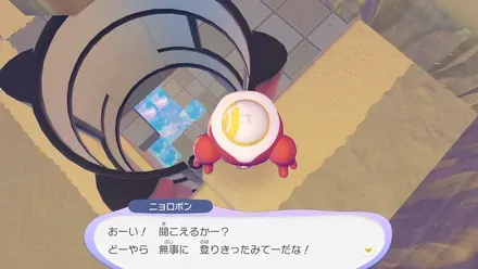 上に登るとイベント