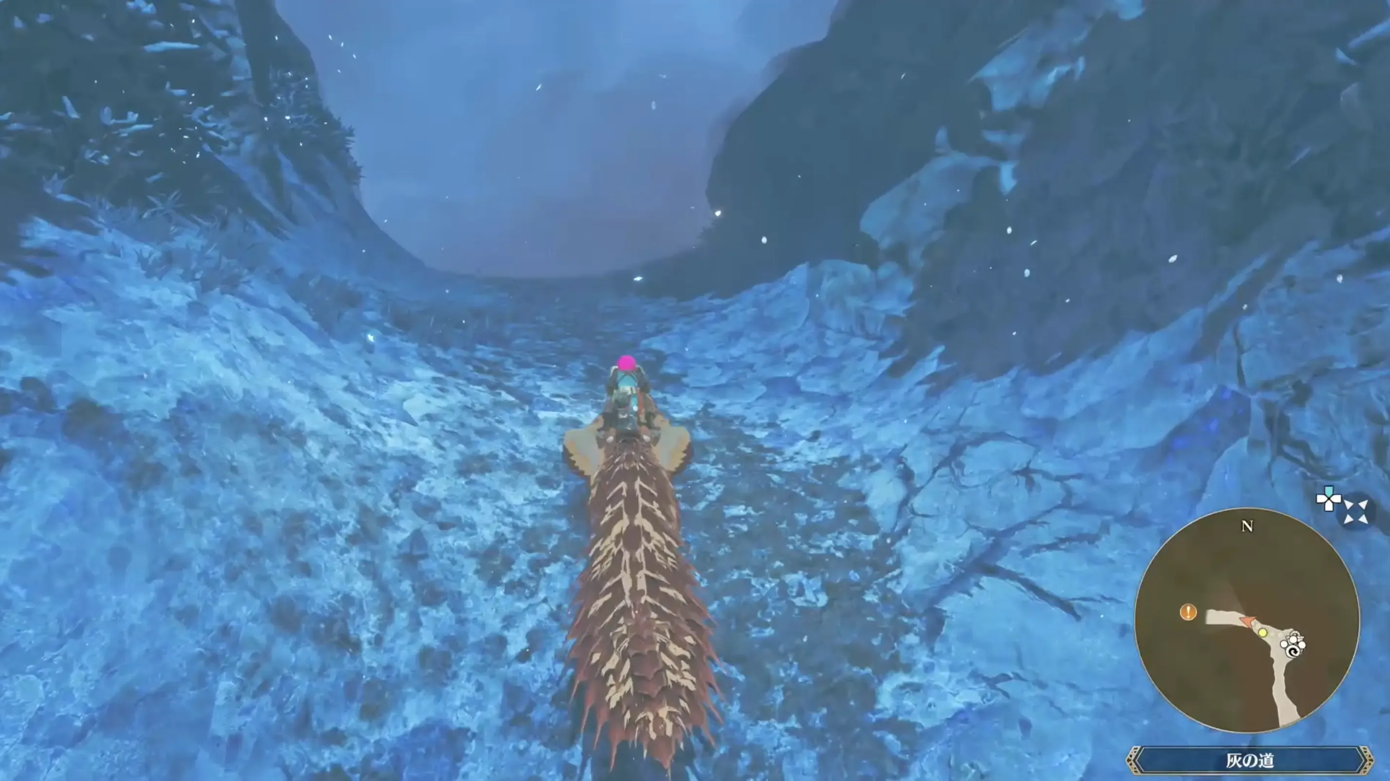 更に奥へ進むとイベントが発生