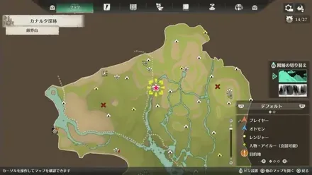 プーギー40のマップ