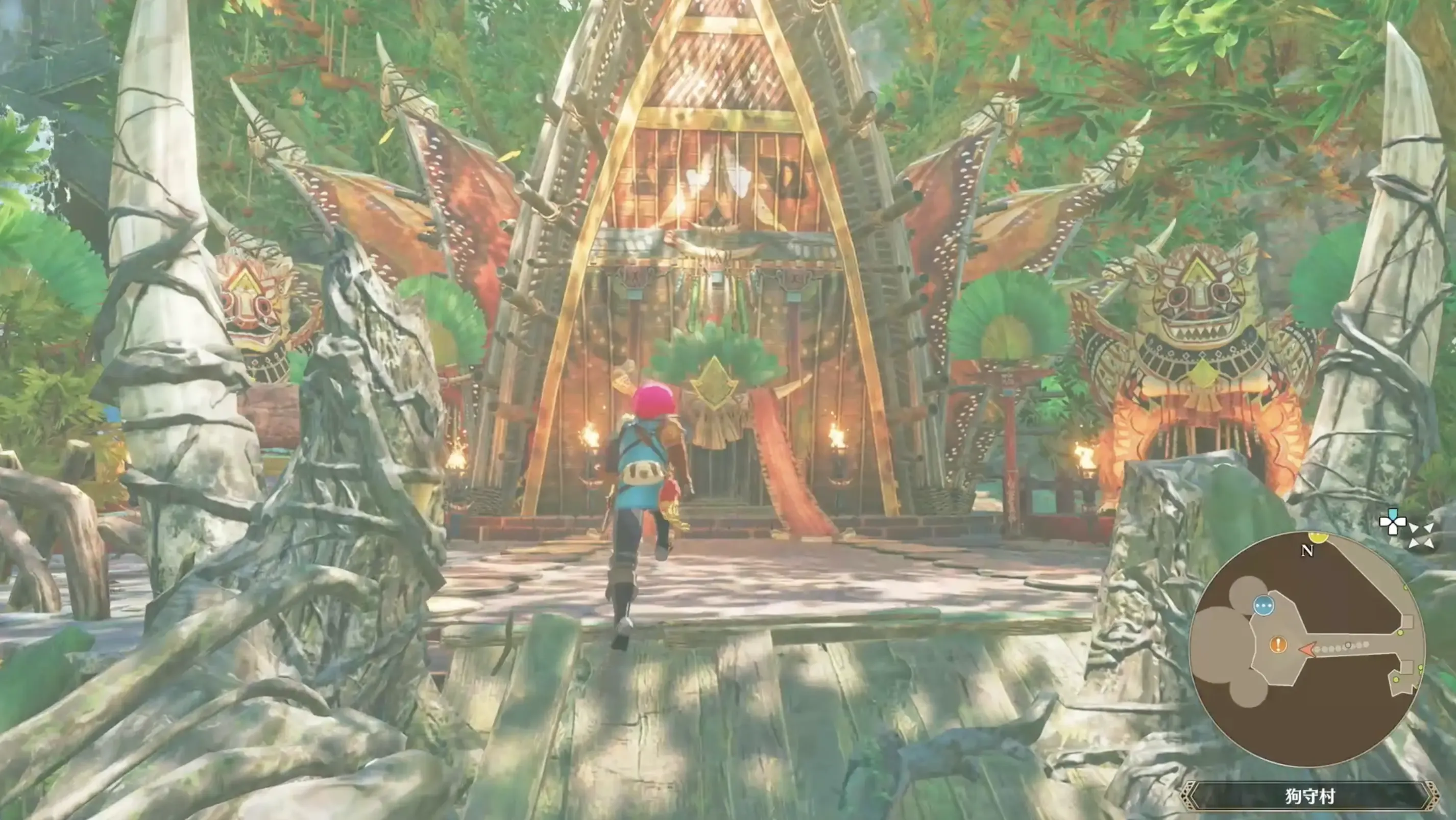 集落に戻り屋敷へ