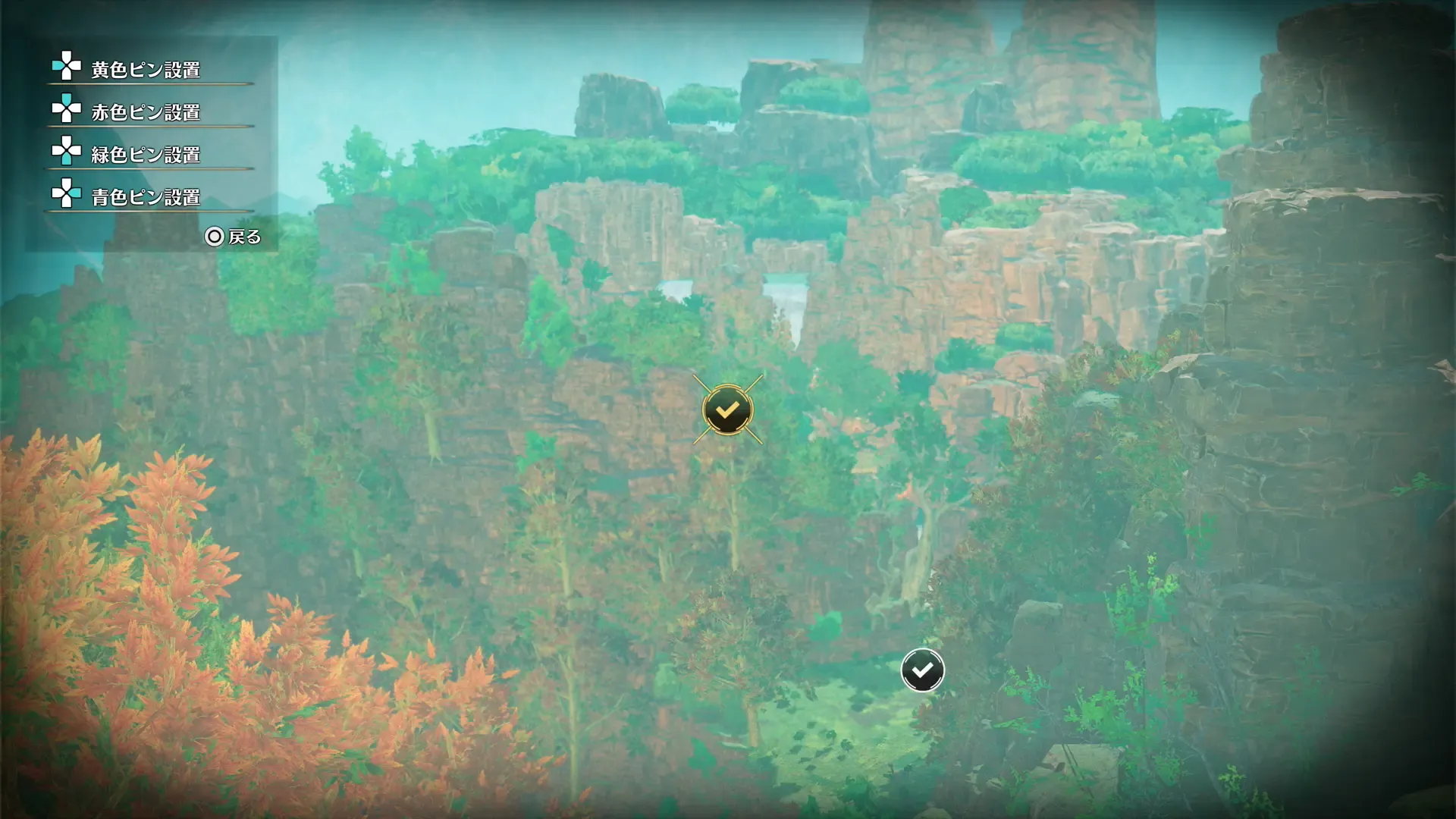 道が整えられている山道を進む