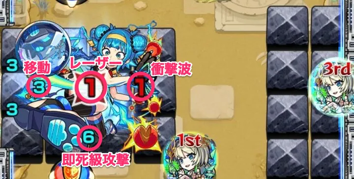 ボス1攻撃パターン