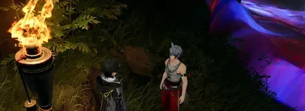 侵蝕の中から助けを呼ぶ人画像