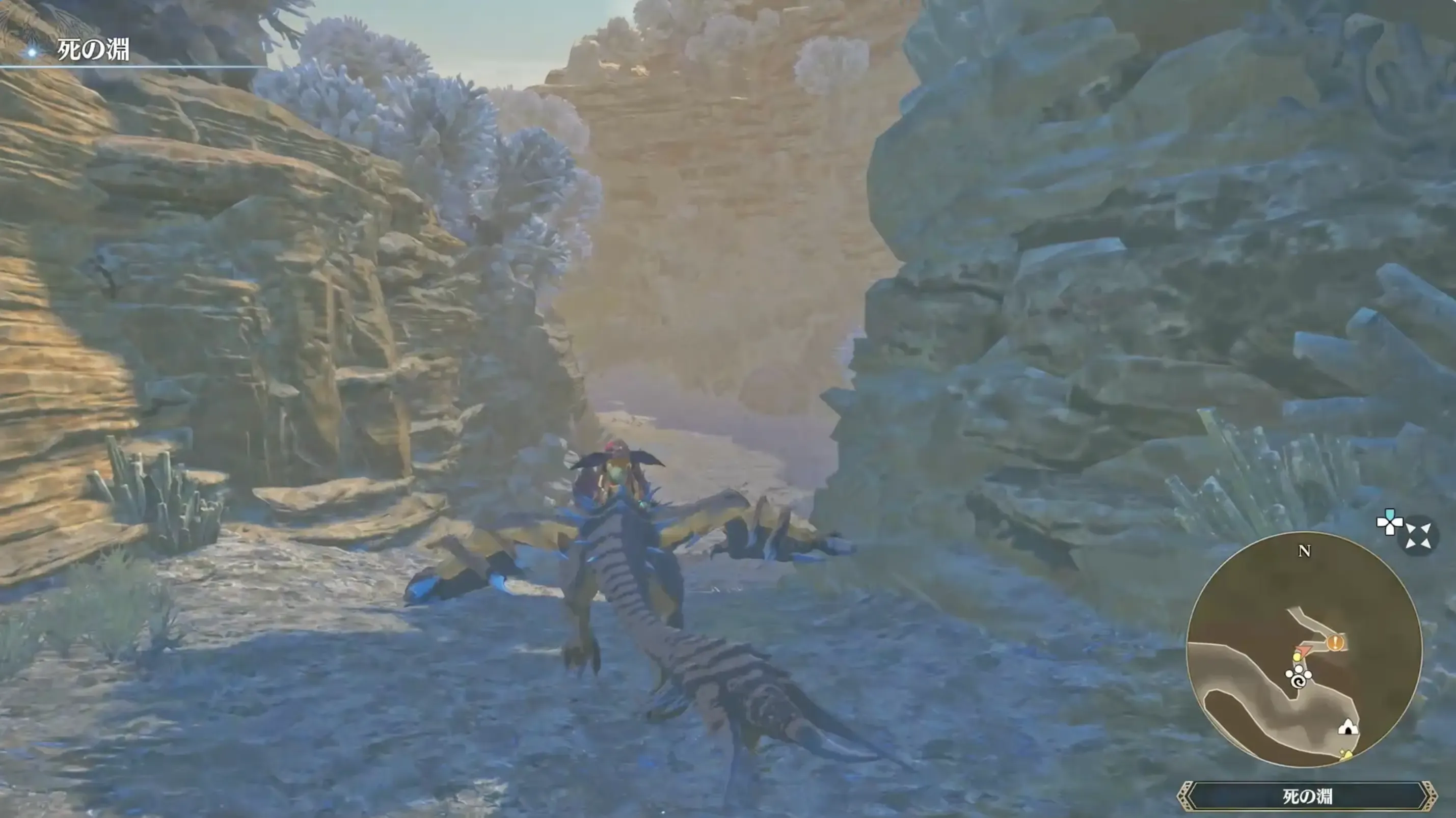 奥へ進むとイベント発生