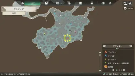 宝箱74のマップ