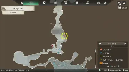 宝箱78のマップ