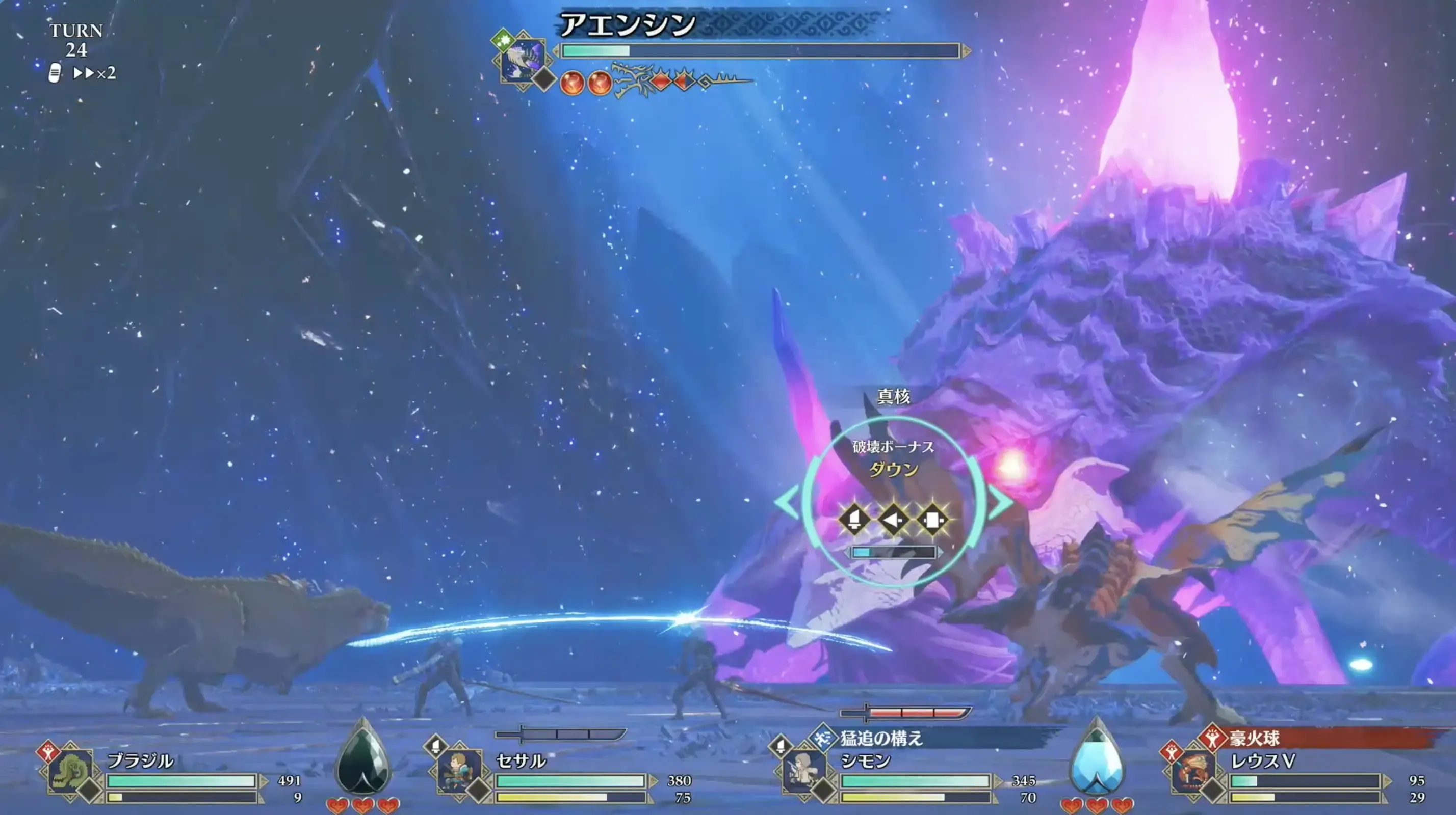 真核を破壊する