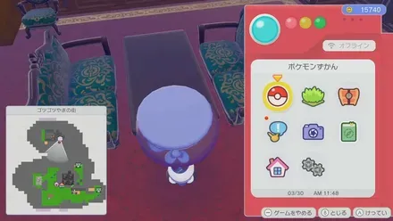 アンティークテーブル画像