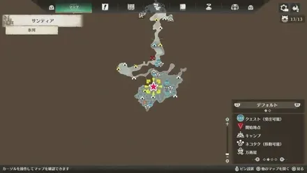 イヴェルカーナのマップ