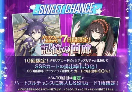 記憶の回廊ガチャ