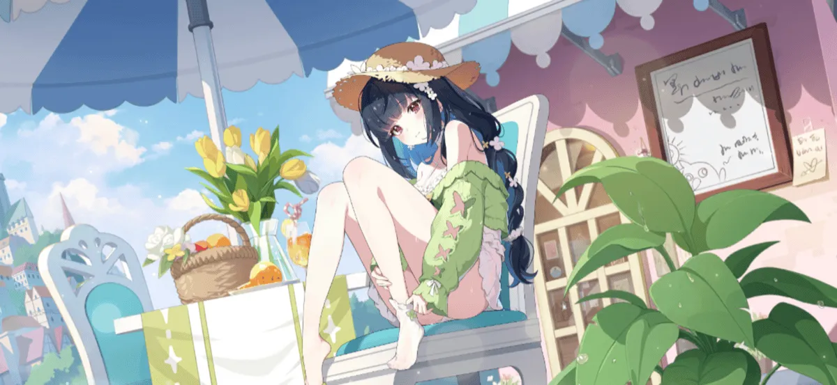 水もしたたる初夏美人（立ち絵）