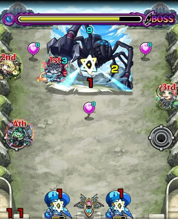 デストロイヤーボス3ザコ処理後