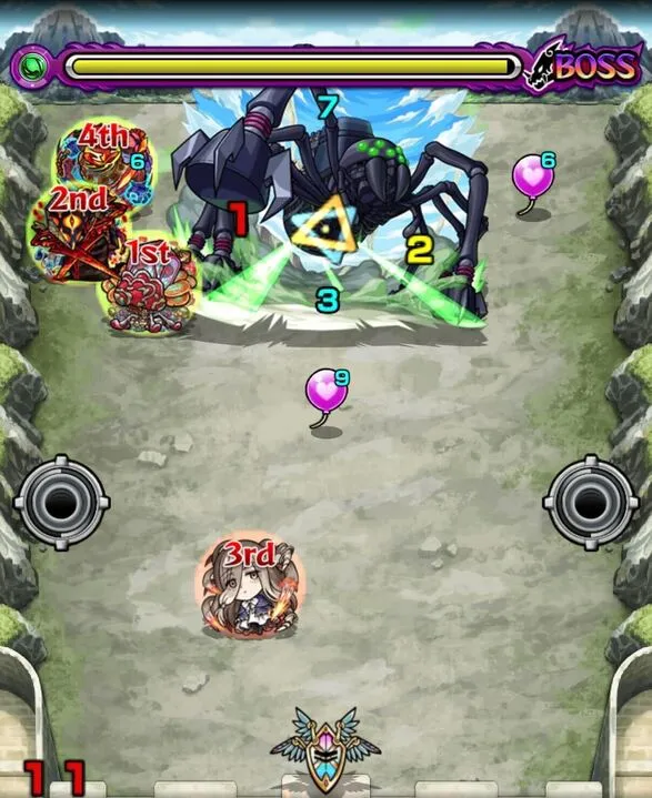 火デストロイヤーボス3ザコ処理後