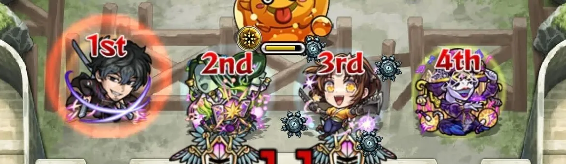 貫通タイプのキャラを編成