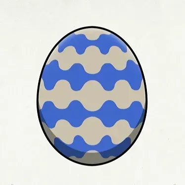 ショウグンギザミの卵模様