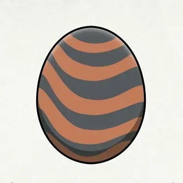 オロミドロの卵模様