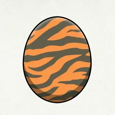 ティガレックス亜種の卵模様