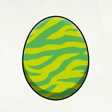 ナルガクルガ亜種の卵模様