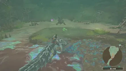 オロミドロの出現場所見た目1