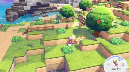 光る地面を岩砕きで壊す